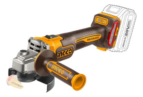 Amoladora Angular Ingco Cagli27153 De 50 60 A Bateria Naranja 50 60