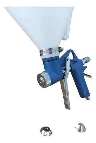 Pistola De Pintura Por Gravedad Rp8300, Color Azul Marino Rongpeng