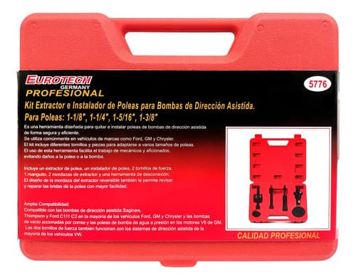 Extractor Instalador Polea Bomba Dirección Asistida | Eurotech