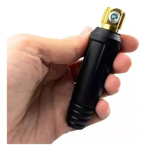 Kit De Conectores De Soldadura De 9 Mm Con Inversor De 4 Ganchos Con Electrodos De Plasma Mig Tig De 2 Machos Y 2 Hembras