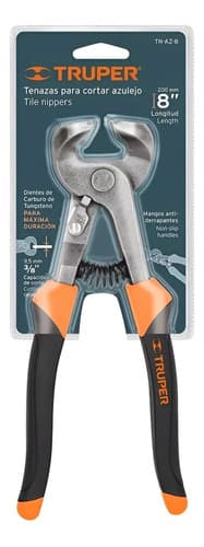 Tenaza Para Azulejos Dientes Tungsteno 8 Truper