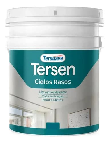 Látex Cielorraso Anti Condensante Tersuave X10l - Colornet Acabado Mate Color Blanco