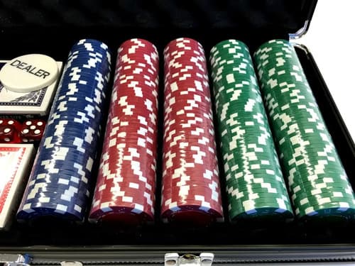 Maletin Con 500 Fichas De Poker