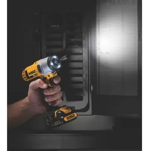 Llave Impacto 1/4puLG Dewalt Dcf81552 Inalámbrico Negro