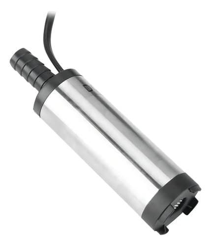 Bomba Sumergible 12v 38mm Para Diesel, Aceite Y Agua. Color Negro