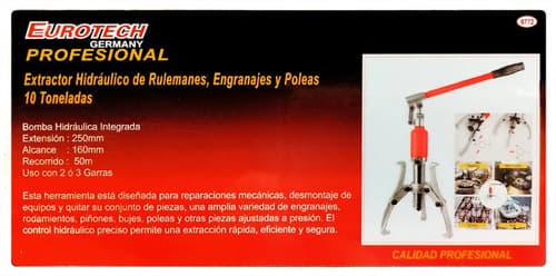 Eurotech 2 Y 3 Garras Extractor De Poleas