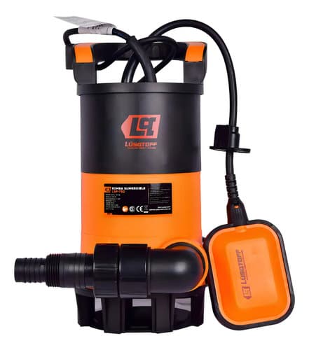 Bomba Sumergible Desagote 3-1 750w Lusqtoff Lsp-750 Pintumm Naranja