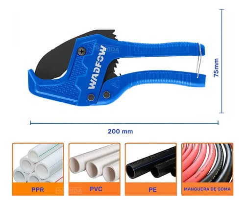 Tijera Cortatubos Pvc Llave De Caño Tuberias 42mm Wadfow