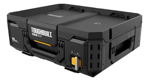 Kit Cajas Herramientas Modular Stacktech 3pcs Toughbuilt Negro