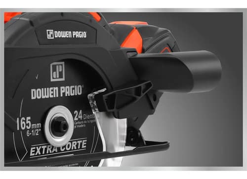 Sierra Circular Eléctrica Inalámbrica Dowen Pagio 9993176 165mm Naranja 50hz 50 Hz