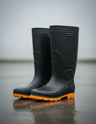Botas De Lluvia Negra Trabajo Talles Varios Ingco Ssh092lyb Negro Lisa 39 Uy