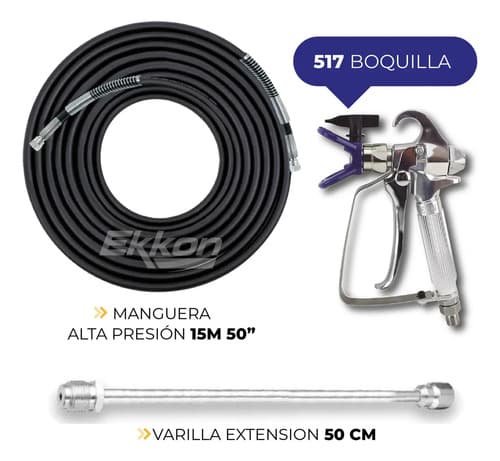 Equipo De Pintar Airless Kommberg 900 W Latex Laca Sin Aire
