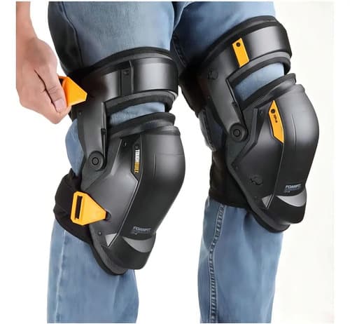 Rodilleras Ergonomicas De Proteccion Trabajo Toughbuilt Color Negro