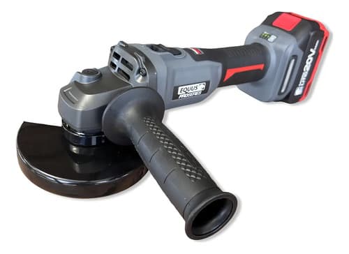 Amoladora Equus Pro Series Motor S/ Carbones C/1 Bateria Negro