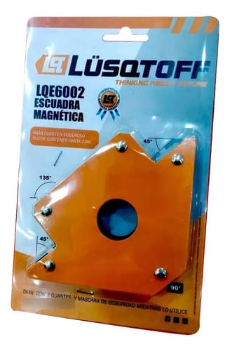 Set 4 Escuadras Magnética Soldar Carpintero 4 50lb Lusqtoff