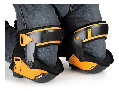 Rodilleras Proteccion Trabajo Industrial Uso Rudo Toughbuilt Color Negro
