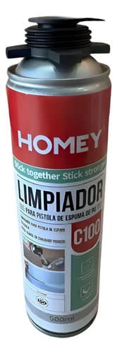 Limpiador De Pistola Para Espuma De Poliuretano Homey 500 Ml