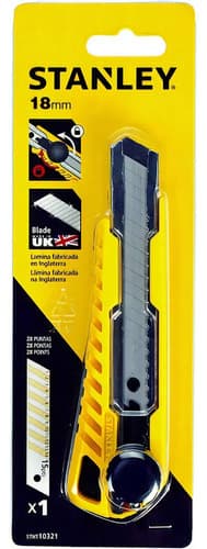 Alambique Retráctil De 18 Mm Con Botón - Stanley Stht10321-8