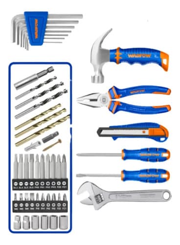 Set De Herramientas 91 Pcs + Taladro Atorn. C/ Percutor 20v