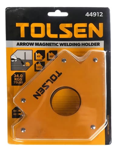 Escuadra Magnetica Para Soldadura 125 Mm 34kg Tolsen 44912