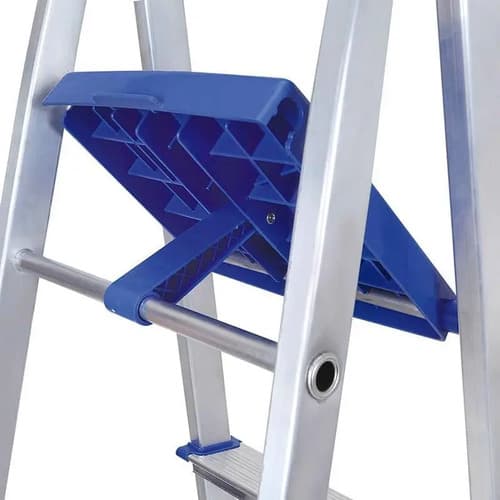 Escaleras De 5 Escalones Aluminio Mor - Gris