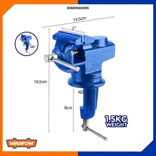 Morsa Banco 50mm Wadfow