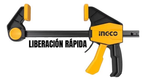 Prensa Rapida Auto Ajustable 12 60kg Ingco
