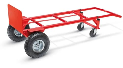 Carro Carrito Equus 2 Posiciones Con Ruedas Reforzado Rojo