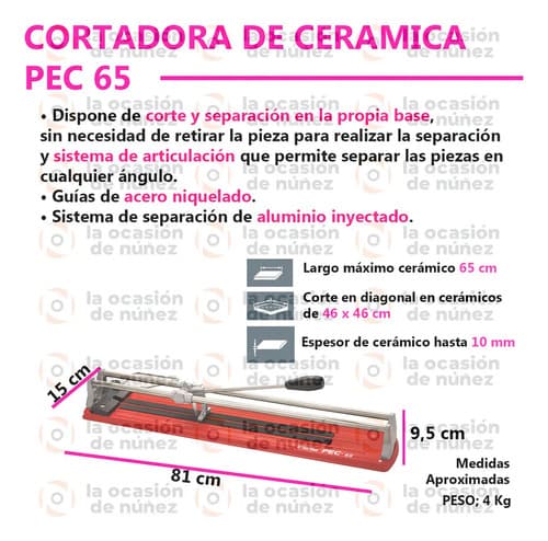 Cortador De Piso Pec 65cm Cortag 61859