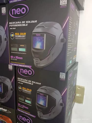 Careta Fotosensible 2 Sensores Ms 502 Neo Gris Lisa