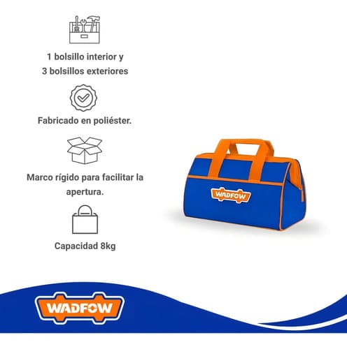 Bolso Herramientas 13 PuLG Wadfow Azul