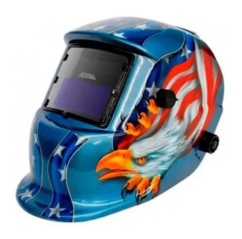 Careta Electrónica Soldar Automática Águila Adir 6710 Color Azul