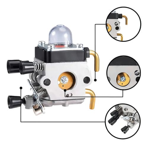 Carburador Para Desbrozadora Stihl Fs55, Fs80 Y Fs85 De Metal