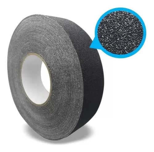 Cinta Antideslizante Negra Unipega 50mm X 20mts H Y T Color Negro