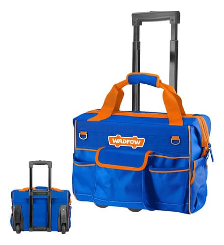 Bolso Para Herramientas Rígido Con Ruedas 19  Wadfow Wtgr102 Azul