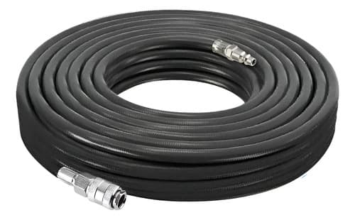 Manguera Goma Para Compresor 7.5m 1/4 Npt Wadfow Uwqg2e07 Negro