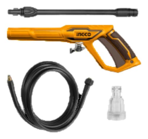 Hidrolavadora 1600w 140bar Motor A Carbones C/autostop Color Amarillo Frecuencia 50hz/60hz