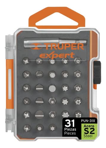 Juego Puntas Mixtas, Largo 1'' 31 Pz Truper 11887