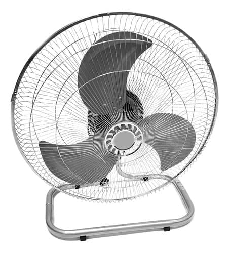 Ventilador 3 En 1 Metalico Lh-2877 Estructura Plateado Aspas 1.27 M 60 Plata