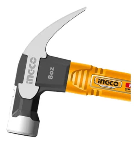 Kit De Martillos Ingco: Carpintero Con Uña Curva Y Goma Antivibración