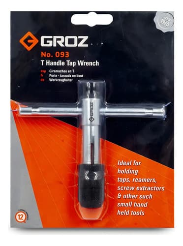 Portamacho Ajustable 1/4-1/2 Groz Herramienta Roscado De Mano