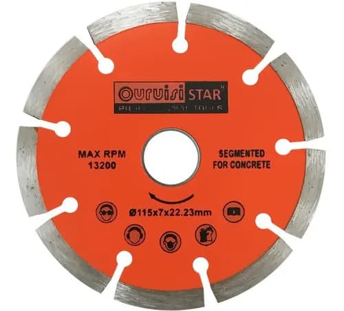 Disco Diamantado Para Amoladora Angular 115mm Segmentado