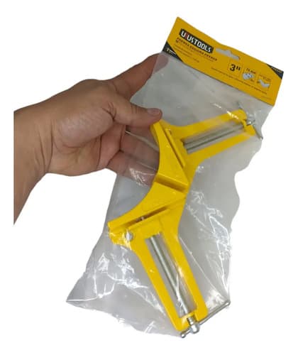 Pack De 10 Prensas De Esquina Tipo Pesado Uyustools Con Mordaza De 3  Amarillo