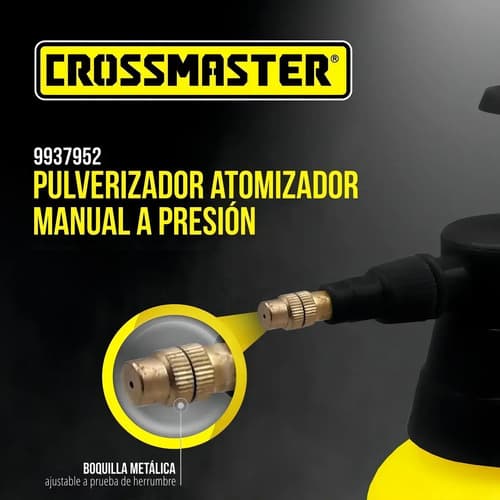 Pulverizador Fumigador Atomizador Rociador Manual 1 Litro Pr Amarillo