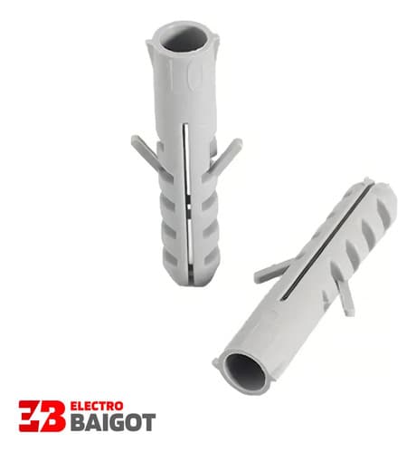 Tarugo Comun Sin Tope N°8 X100 Unidades