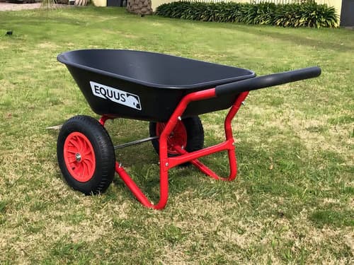 Carretilla Equus 80 Litros 2 Ruedas Tolva Plastica