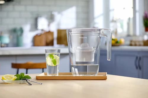 Jarra Purificadora De Agua Philips Con Timer 3.4l C/filtro Blanco