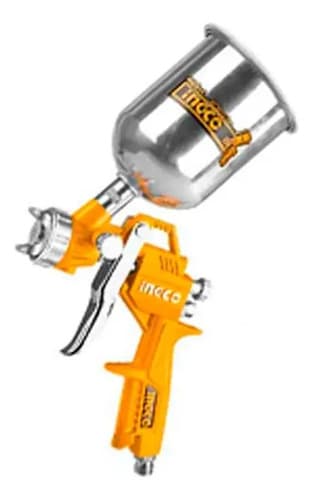 Pistola Neumática Ingco De Gravedad Para Pintar 400cc