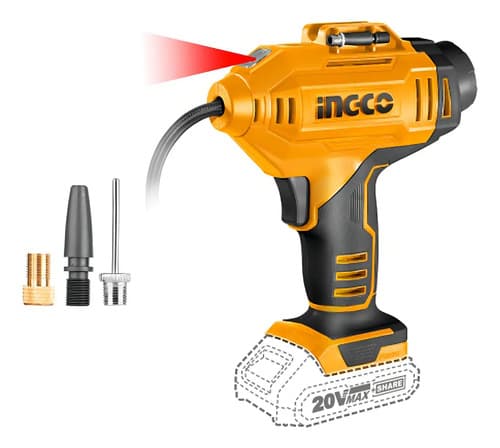 Inflador Compresor 20v P20s S/bat Ingco Cacli2018 Amarillo