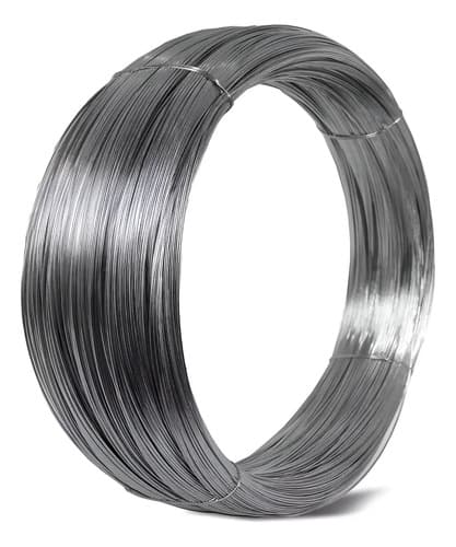 Alambre Malla Electrosoldada Galvanizado N° 16 Rollo 25 Kg Plateado